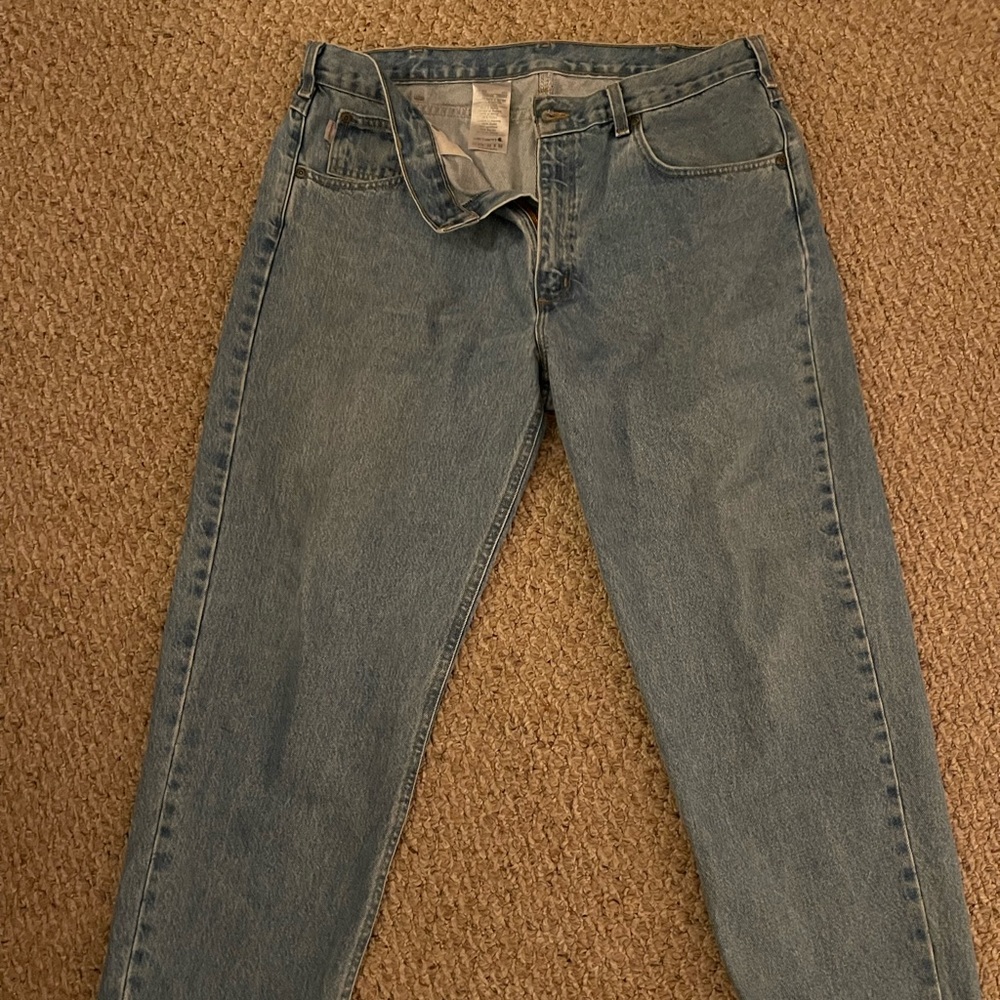MENS Carhartt relaxed fit jeans 38w/30L